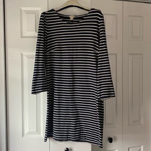 long sleeve jersey dress • j.crew
